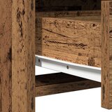  3-delna set za toaletno mizico iz starega lesa in inženirskega lesa, (22054991) | Shoptok.si