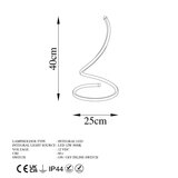 Opviq lights LED namizna svetilka v zlati barvi (višina 40 cm) Yay – | Shoptok.si