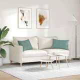 vidaXL Blazine za kavč 2 pcs Morsko zelena 60 x 40 cm Žametna tkanina | Shoptok.si