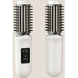 INF Brezžična krtača za ravnanje las: ionska, prenosna, 2-v-1 za kodranje in ravnanje White, (5000138808) | Shoptok.si