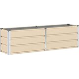  Cvetlično korito Slonokoščena 160 x 40 x 45 cm Jeklo, (5000207695) | Shoptok.si
