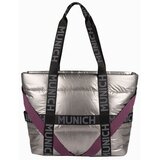 Munich Torbe 7113766m Glossy Shopper Chrome Srebrna | Shoptok.si