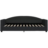  Dnevni krevet s madracem crni 90 x 200 cm od tkanine | shoptok.hr