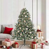 vidaXL Umestno božično drevo med 300 LED Zelena 126 x 126 x 180 cm | Shoptok.si