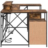  Stol Dimljeni hrast 182 x 101 x 87,5 cm Konstruirano drvo | shoptok.hr