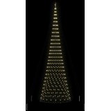  LED božićno drvce s 555 LED svjetlima Topla bijela 500 cm Metal | shoptok.hr