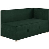 Ghado Tamno zeleni kutni dječji krevet s prostorom za odlaganje s madracem 90x200 cm Flexi - | shoptok.hr