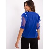 LAKERTA Blouse-LK-BZ-506682.26P-Cobalt | Shoptok.si