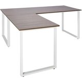 MID.YOU Kotna Pisalna Miza Workspace Xl I, Siva | Shoptok.si