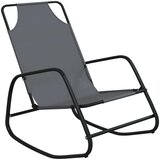  Gugalni ležalnik siv jeklo in tekstil, (21073673) | Shoptok.si