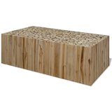 The Living Store Klubska mizica prava tikovina 90x50x30 cm - Klubska Mizica, (21573944) Cene