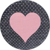 Ben'n'jen Ružičasti/sivi dječji tepih ø 120 cm Bambi – | shoptok.hr