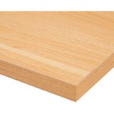MID.YOU pisalna miza kovina, leseni material bela, barve hrasta | Shoptok.si