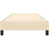  Okvir za krevet s oprugom krem 90x190cm od tkanine | shoptok.hr