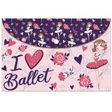 Luna Luna: Happy Balett mapa A4 s pritiskačem | Shoptok.si