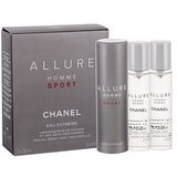 Chanel Allure Homme Sport Eau Extreme toaletna voda "zasuči in razprši" 3x20 ml za moške | Shoptok.si