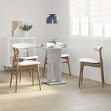 Bistro stol boja betona 60 x 60 x 75 cm od konstruiranog drva | shoptok.hr