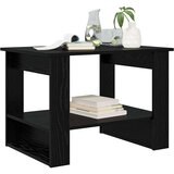  Klubska miza Črna Orehovina 72 x 50 x 50 cm Konstruiran les, (5000120479) | Shoptok.si