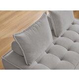Bobochic Paris Svetlo siva sedežna garnitura iz tkanine bouclé 175 cm Elisa – | Shoptok.si