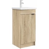 vidaXL Kopalniška omarica s pomivalnikom Sonoma hrast, (5000246124) | Shoptok.si