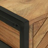  Konzolna stolica Smeđa 90 x 35 x 75 cm Čvrsto drvo akacije | shoptok.hr