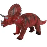 Dino World: Figurica dinozavra Triceratopa iz vinila z zvokom in bombažnim polnilom 35cm
