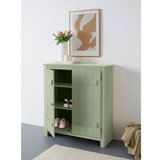 Støraa Svetlo zelena omarica iz masivnega bora 100x110 cm Bertram – | Shoptok.si