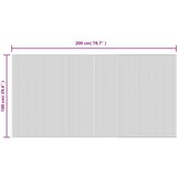  Tepih pravokutni tamnosmeđi 100 x 200 cm od bambusa | Eponuda.com