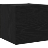  Set TV komoda s policom Zidne s pohranom s vratima 5 pcs Crni hrast Konstruirano drvo | shoptok.hr