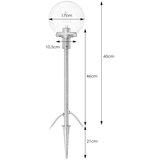 Markslöjd 107283 - Spoljašnja LED lampa GARDEN24 LED/3W/24V 81 cm IP44 crna/prozirna | Eponuda.com