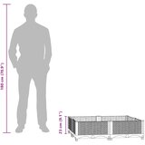  Povišena gredica 80 x 80 x 23 cm od polipropilena | shoptok.hr