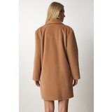 Women's Biscuit Rabbit Hair Look Oversize Coat | Eponuda.ba