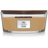 WoodWick Gilded Sands dišeča sveča z lesenim stenjem (hearthwick) 453 g | Shoptok.si