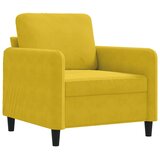  Fotelja žuta 60 cm baršunasta | shoptok.hr