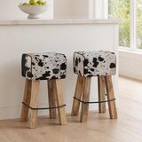  Barska stolica 2 kom. 44 x 33 x 74 cm Prava koža | shoptok.hr