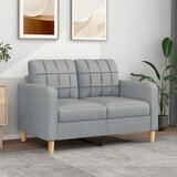  Dvosjed od tkanine svjetlosivi 120 cm | shoptok.hr