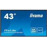 Iiyama lfd lh4341uhs-b2 43" 3840x2160 16:9 500cd 1200:1 8ms landscape, portrait ( LH4341UHS-B2 ) | ePonuda.com