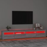 TV ormarić s LED svjetlima boja hrasta sonome 240x35x40 cm | shoptok.hr