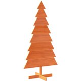  Drveno ukrasno božićno drvce voštano smeđi 150 cm od borovine | shoptok.hr