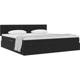 Krevet s od storage s madracem Crna 200 x 200 cm Baršun | Eponuda.ba