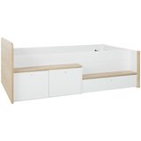 MID.YOU POSTELJA S PREDALOM 90 cm x 200 cm , bela, barve oreha | Shoptok.si
