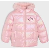 Sinsay Puffer jakna sa sjajnom zavr&amp;scaron;nom obradom i kapuljačom s krznenim obrubom Minnie Mouse Slike