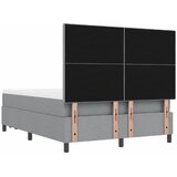  s opruga kutije Svijetlo siva 140 x 200 cm tkanina | shoptok.hr