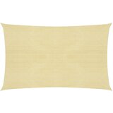 vidaXL Senčno jadro 160 g/m² bež 2,5x5 m HDPE Cene