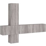  Komplet TV omaric 5-delni siva sonoma inženirski les | Shoptok.si