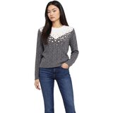 Liu Jo Puloverji MAGLIA CHIUSA TF6187 MA25S Siva Cene