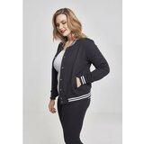 Urban Classics Ladies College Sweat Jacket blk/blk Cene