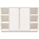  Komoda bijela 120 x 35 x 80 cm od masivne borovine | shoptok.hr