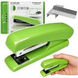  Metal Office Stapler Up to 25 Sheets 24/6 26/6 Staples Green Cene