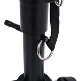  Set stalka za klavijature s dvostrukim nosačem i stolcem crni | shoptok.hr